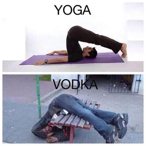 yoga meme|drunk yoga meme.